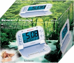 Travel Alarm Clock with Relaxing Sounds
