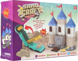 Statybų rinkinys – pilis iš modeliavimo smėlio su priedais