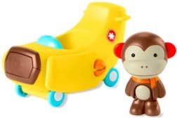 Skip Hop Zoo žaislas banano formos lėktuvas 2v1 su beždžionėle Marshall 2+