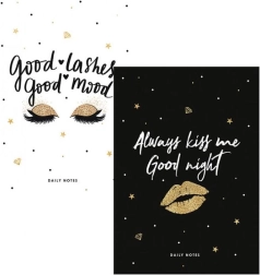 Eskizų sąsiuvinis A5 SHKOLYARYK Kisses, taškuotas tinklas, 48 lapai