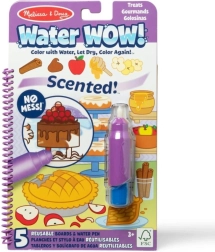 Vandens spalvinimo knygelė Water WOW! su kvapu – Skanėstai