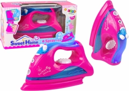 Vaikiškas garinis lygintuvas su šviesos efektais