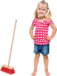 Vaikiška medinė lauko šluota 78 cm KLEIN