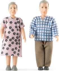 Lundby lėlių namelio figūrėlių rinkinys – močiutė ir senelis Čarlis