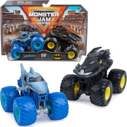 Monster Jam rinkinys: 2 monster sunkvežimiai 1:64 Megalodon vs Batman