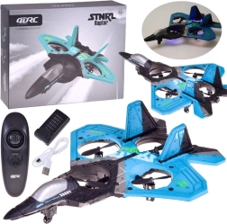 RC dronas naikintuvo „Raptor“ formos su LED apšvietimu – Ne