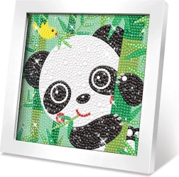 Kūrybinis rinkinys paveikslui su akmenėliais – panda 17 cm