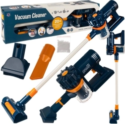 Vaikiškas stovimas dulkių siurblys 2-i-1 – mėlynas