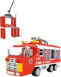 Compatible BLOXO Building Set Firefighters – Fire Station 278 Pieces