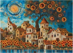 Sunflower Puzzle 1000 Pieces