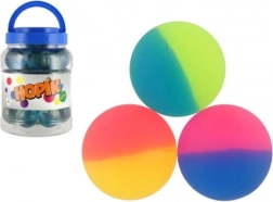 Rainbow Bouncy Ball 6 cm in Jar