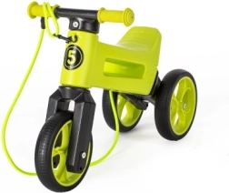 Balansinis dviratukas Funny Wheels Rider SuperSport 2in1 su dirželiu – Žalias