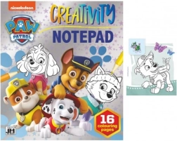 Spalvinimo bloknotas PAW PATROL – 16 lapų su pavyzdžiais