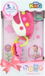 Rožiniai raktai su baterijomis vaikams