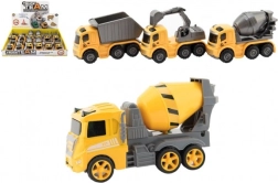 Plastinis statybinis žaislinis automobilis su inercine pavara 10 cm – 3 rūšys