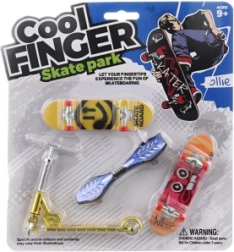 Fingerboardų rinkinys su paspirtuku berniukams