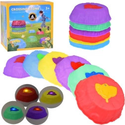 Šviečiantis sensorinis takas – akmenys pusiausvyros treniruotei