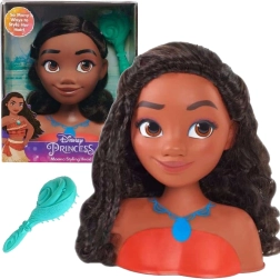DISNEY PRINCESS VAIANA (MOANA) šukavimo galva su šepečiu