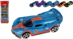 Sportinių mašinėlių rinkinys 1:64, 6 vnt., metalas ir plastikas, laisva eiga