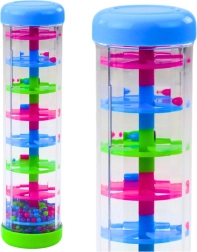 Sensorinis vamzdelis su spalvotais rutuliukais 20 cm