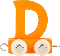 Small foot wooden train – colorful alphabet letter D