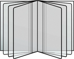 Skaidrus dokumentų dėklas 80x115 mm