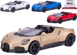 Kinsmart Bugatti Mistral metalinis modelis 1:36 su atidaromomis durimis