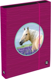 Sąsiuvinių dėklas A4 Jumbo OXY Sherpy Pink