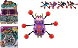 Voras, lipantis stiklu 8 × 6 cm, plastikas, 4 spalvos