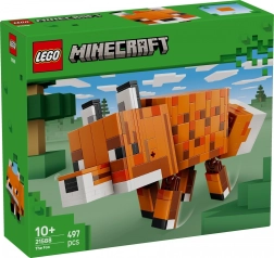 LEGO Minecraft lapė – konstruktorius vaikams nuo 10 metų