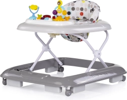 Interaktyvus kūdikių vaikštynė Baby Steps Grey CHIPOLINO