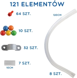 Sensorial Toy STEM Wall Set of 121 Pieces