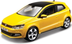 Metalinis automobilio modelis BBURAGO 1:32 – VW Polo GTI (geltonas)