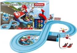 Carrera First Mario Kart automobilių trasa su figūrėlėmis MARIO ir YOSHI, 2,4 m