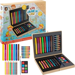 Grafix didelis spalvinimo rinkinys lagamine, 33 dalys