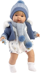Realistiška lėlė SASHA su garsais ir minkštu kūneliu – 38 cm