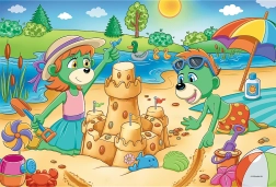 Treflik Family Puzzle 100 Pieces Treflik Day Trefl