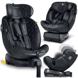 Nukido Aero Line black i-Size car seat 40–150 cm with ISOFIX