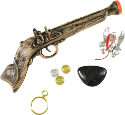 Vaikiškas piratų rinkinys su pistoletu