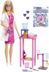 Barbie lėlė mokslininkė su laboratoriniu rinkiniu