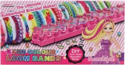 Guminukų apyrankių gamyba su staklėmis