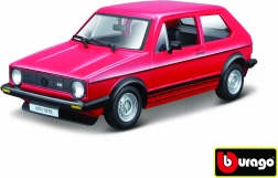 Bburago modelio automobilis Volkswagen Golf MK1 GTI raudonas 1:24