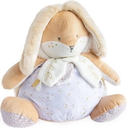 Doudou baltas kiškutis su kišene pižamai 38 cm