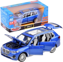 Metalinis BMW X7 SUV modelis 1:32 su šviesomis ir garsais