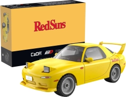 Konstruktorius CaDA geltonas automobilis MAZDA RX-7 FD3S Initial D 1:35, 66 detalių