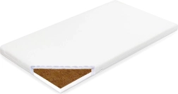 Vaikiškas čiužinys lopšiui NEW BABY Standard 90 × 40 × 7 cm kokosai–putos