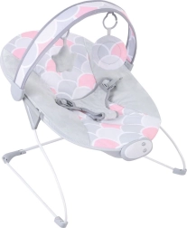 Vibrating baby bouncer FreeON Enjoy – Pink