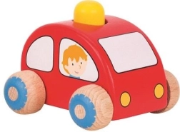 Medinis automobiliukas su signalu