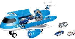 Lėktuvų stotis su šviesos ir garso efektais 40 cm su 6 automobiliais