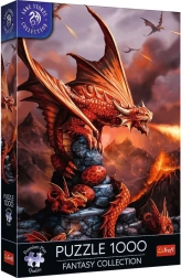 TREFL premium plus fantasy dėlionė: ugninis drakonas 1000 dalių